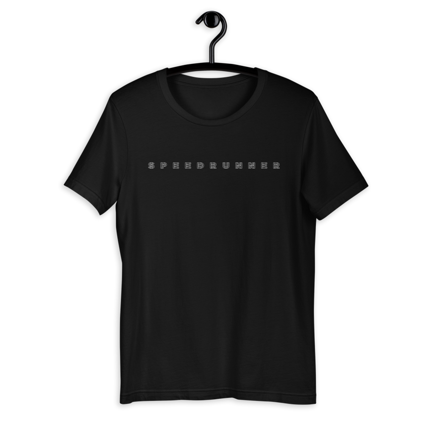 Speed Runner Classic Black Tee
