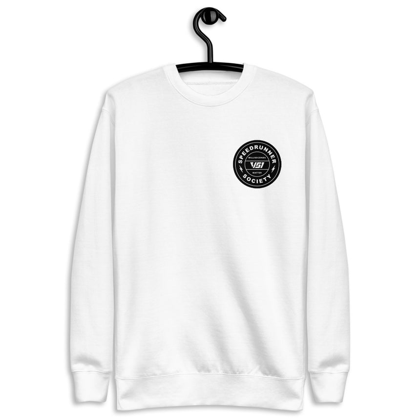 V51 LIMITED EDITION Speedrunner Society Badge Logo Sweatshirt