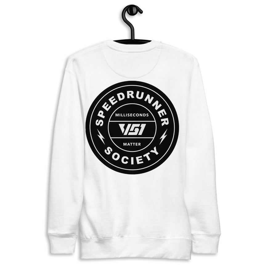 V51 LIMITED EDITION Speedrunner Society Badge Logo Sweatshirt