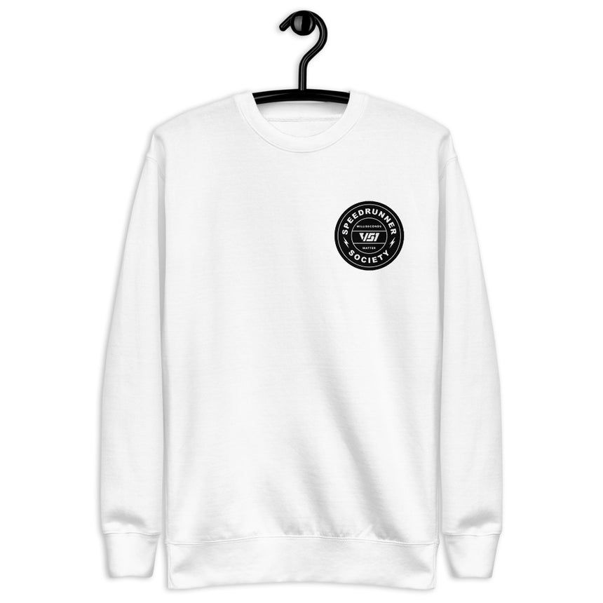 V51 LIMITED EDITION Speedrunner Society Badge Logo Sweatshirt